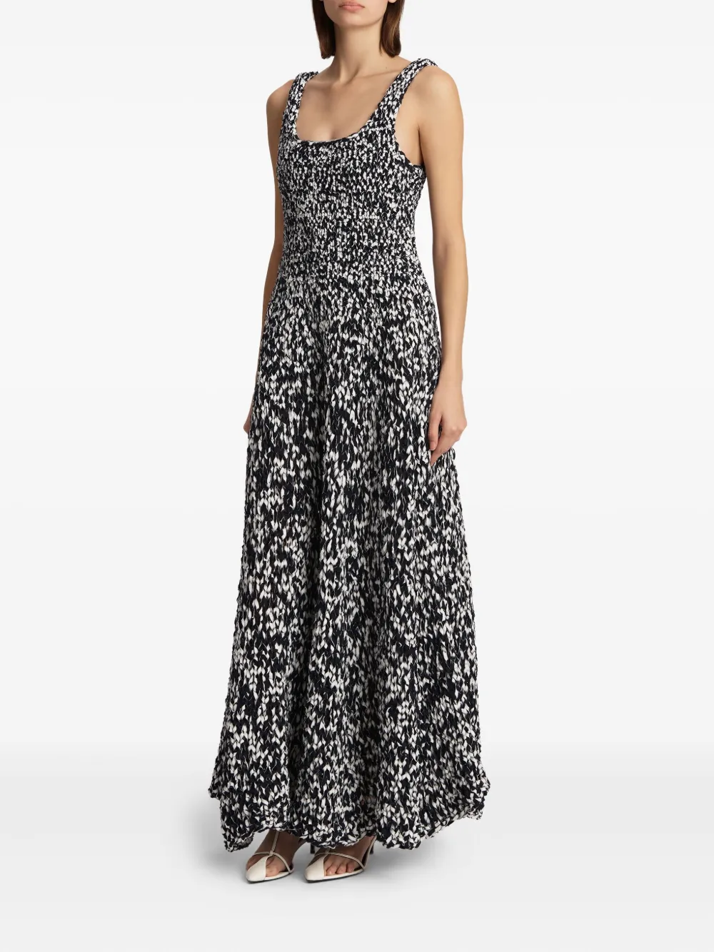 KHAITE Twigs maxi-jurk Zwart