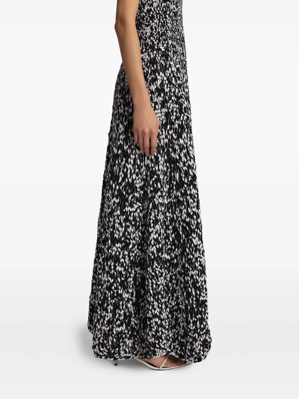 KHAITE Twigs maxi-jurk Zwart