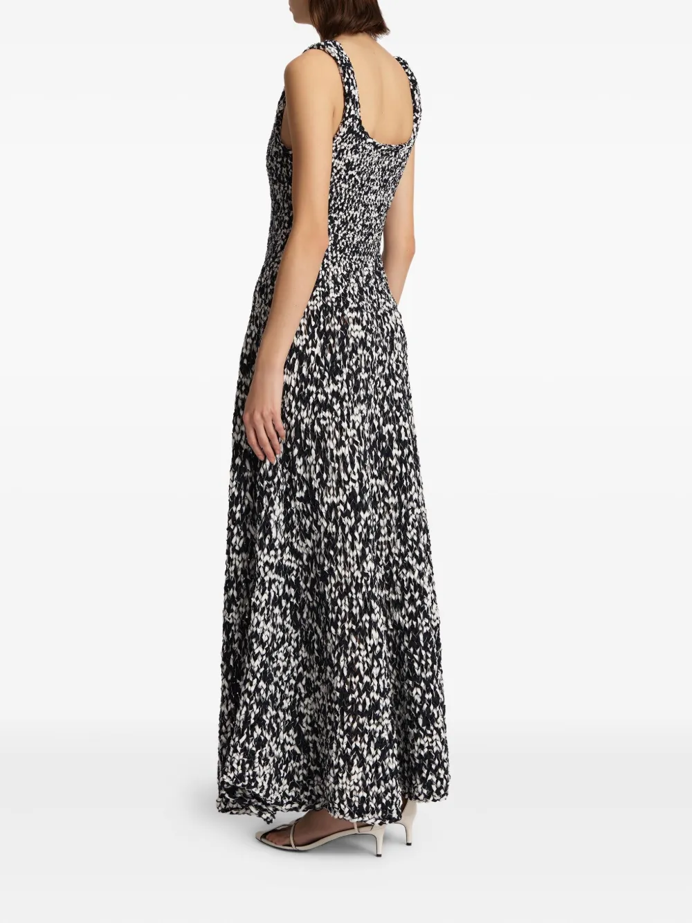KHAITE Twigs maxi-jurk Zwart