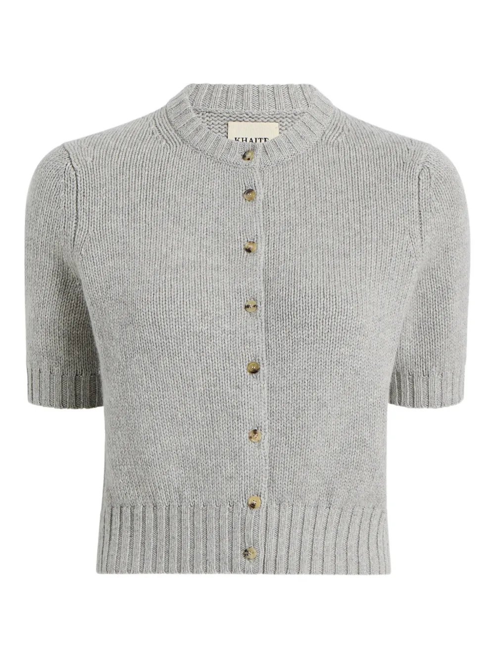 Khaite Short-sleeve Button-up Cardigan