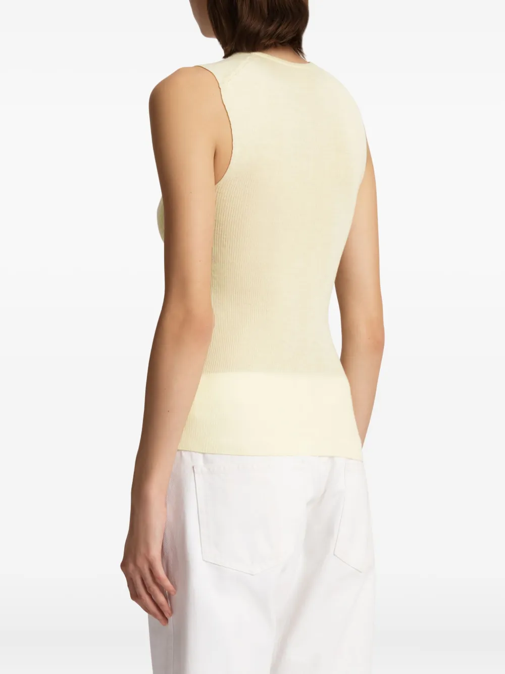 Khaite Renato Top In Yellow