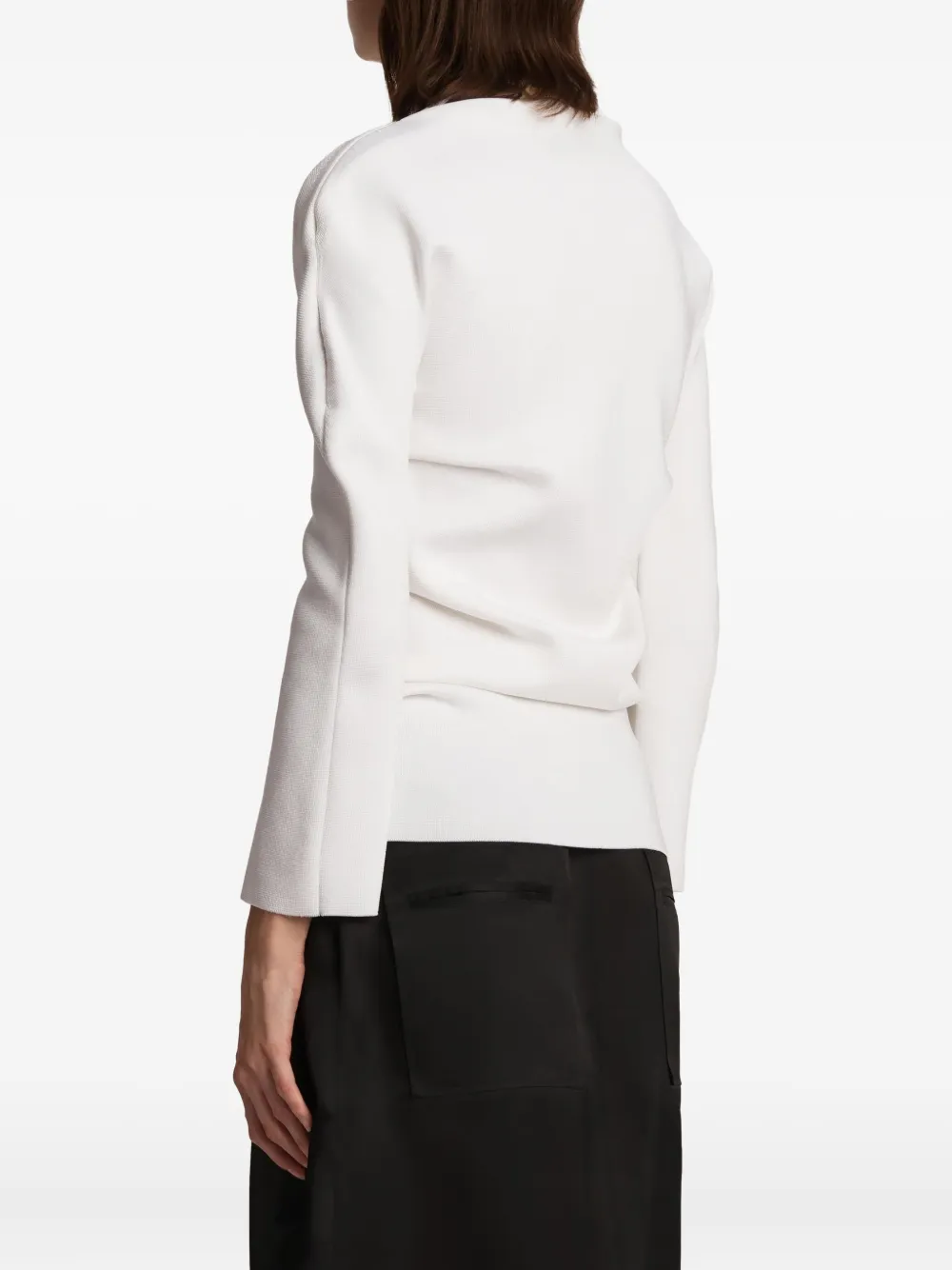 Khaite Lovisa Long-sleeve Top In White