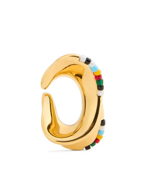 KHAITE beaded shadow ear cuff