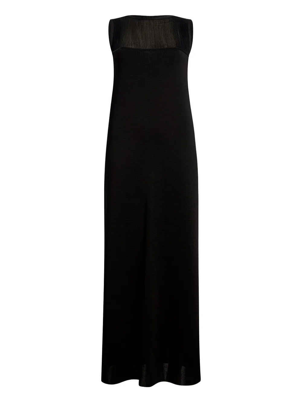 Khaite Sheer-panel Maxi Dress
