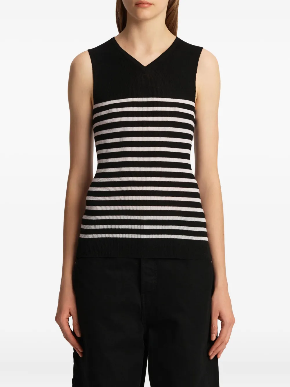 KHAITE Renato top Zwart