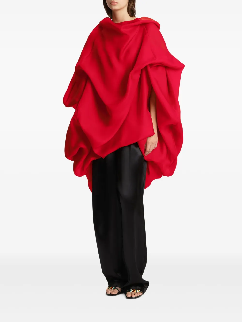 KHAITE Kobe top - Rood