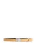 KHAITE minimalist leather belt - Neutrals