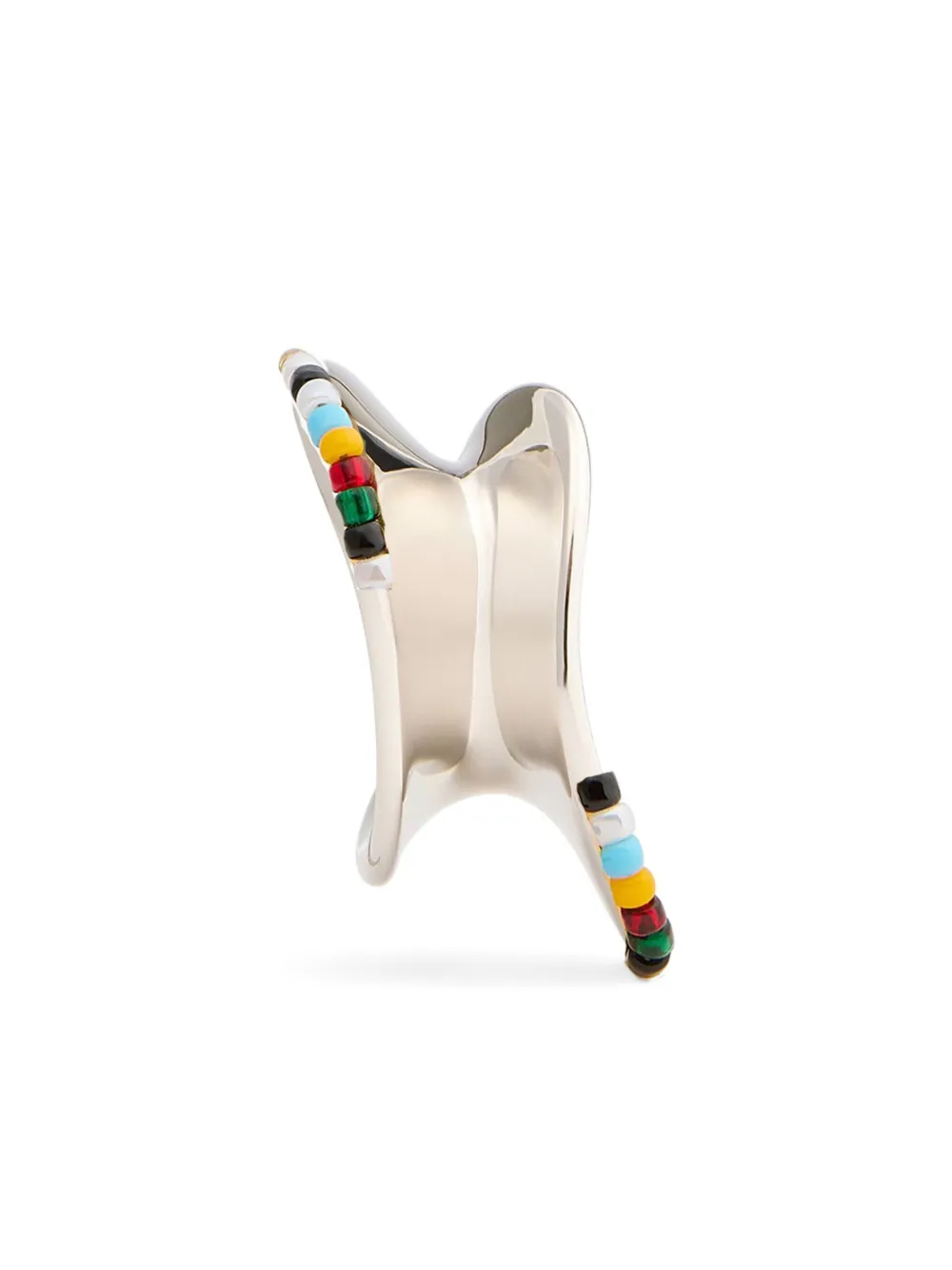 Khaite Shadow Ear Cuff In Silver