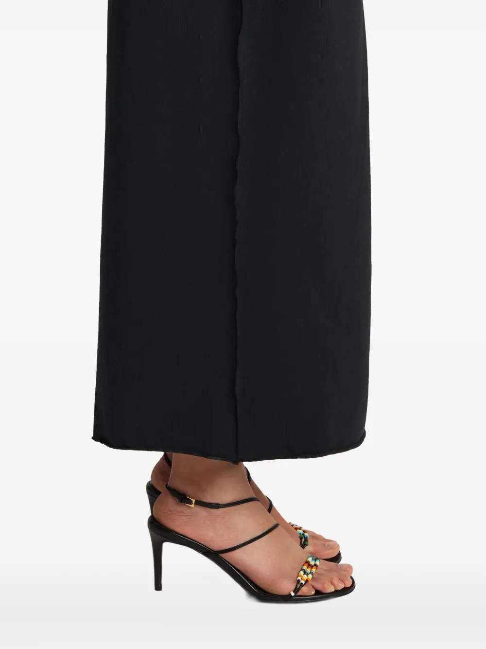 KHAITE Hal jurk met afwerking Zwart