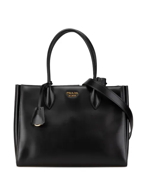 Prada Pre-Owned bolsa satchel City Calf 2017-2023