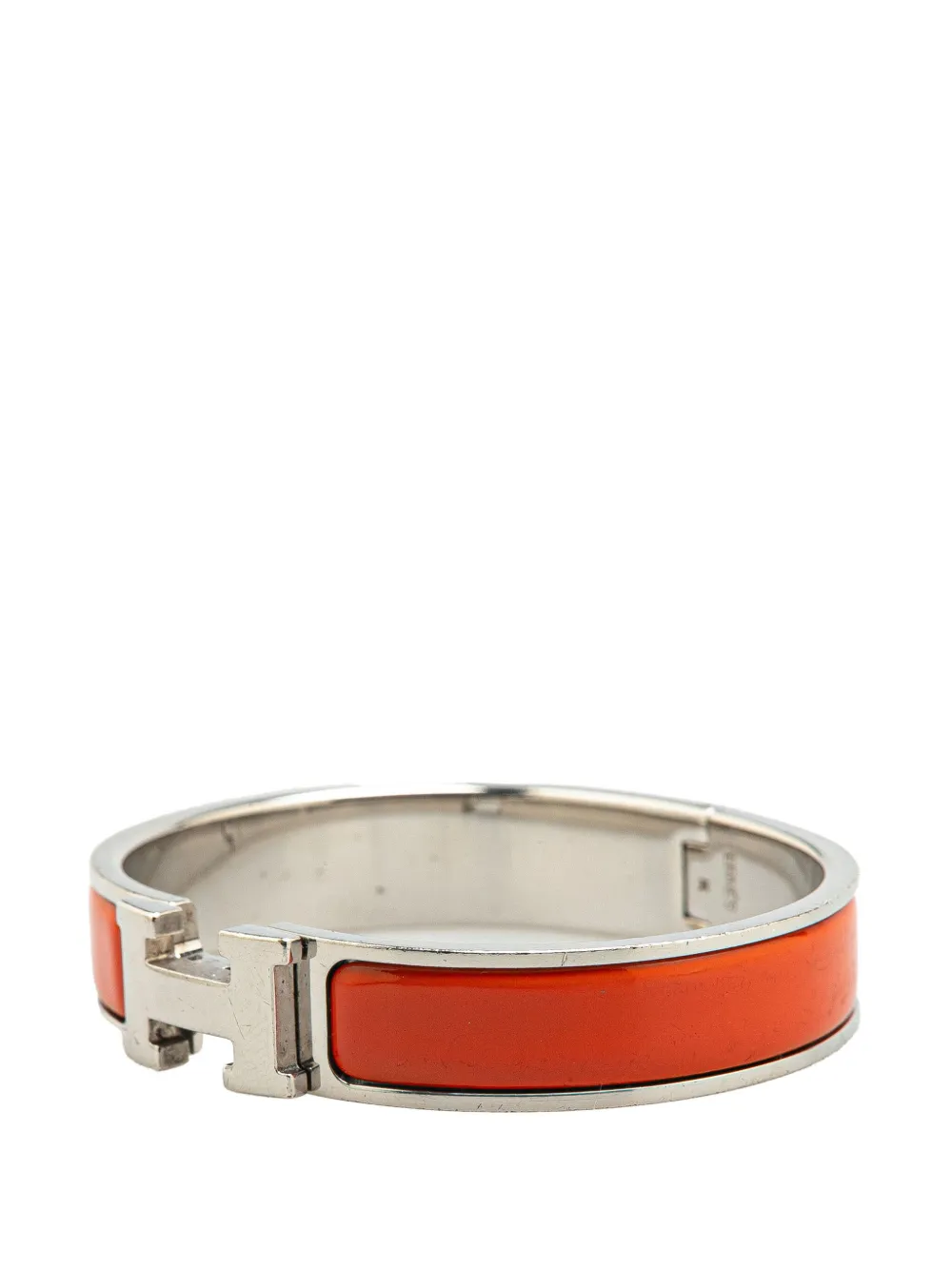 Hermès Pre-Owned 2000-2024 Narrow Enamel Clic H Bracelet PM costume bracelet | Image 2