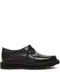 George Cox leather boat shoes - Black