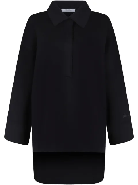 'S Max Mara logo-print cape 