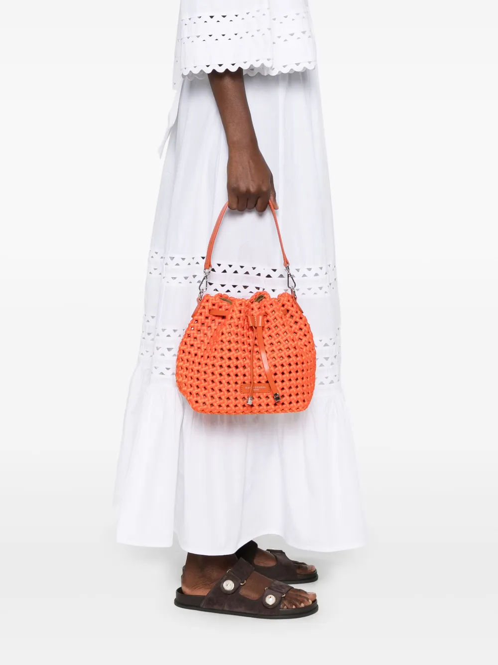 GIANNI CHIARINI Fiore shopper - Oranje