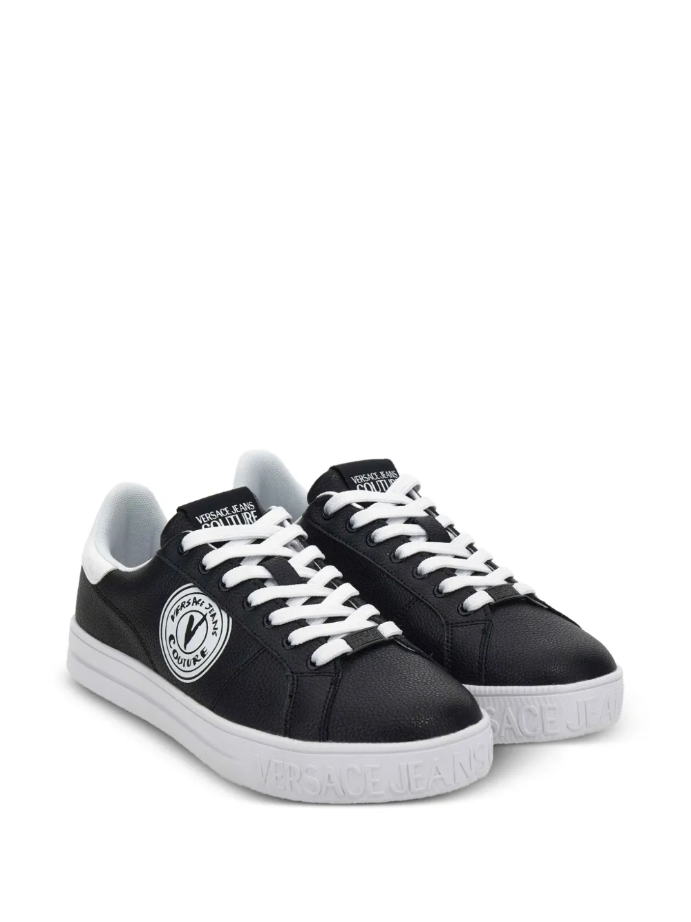 Versace Jeans Couture logo sneakers Black