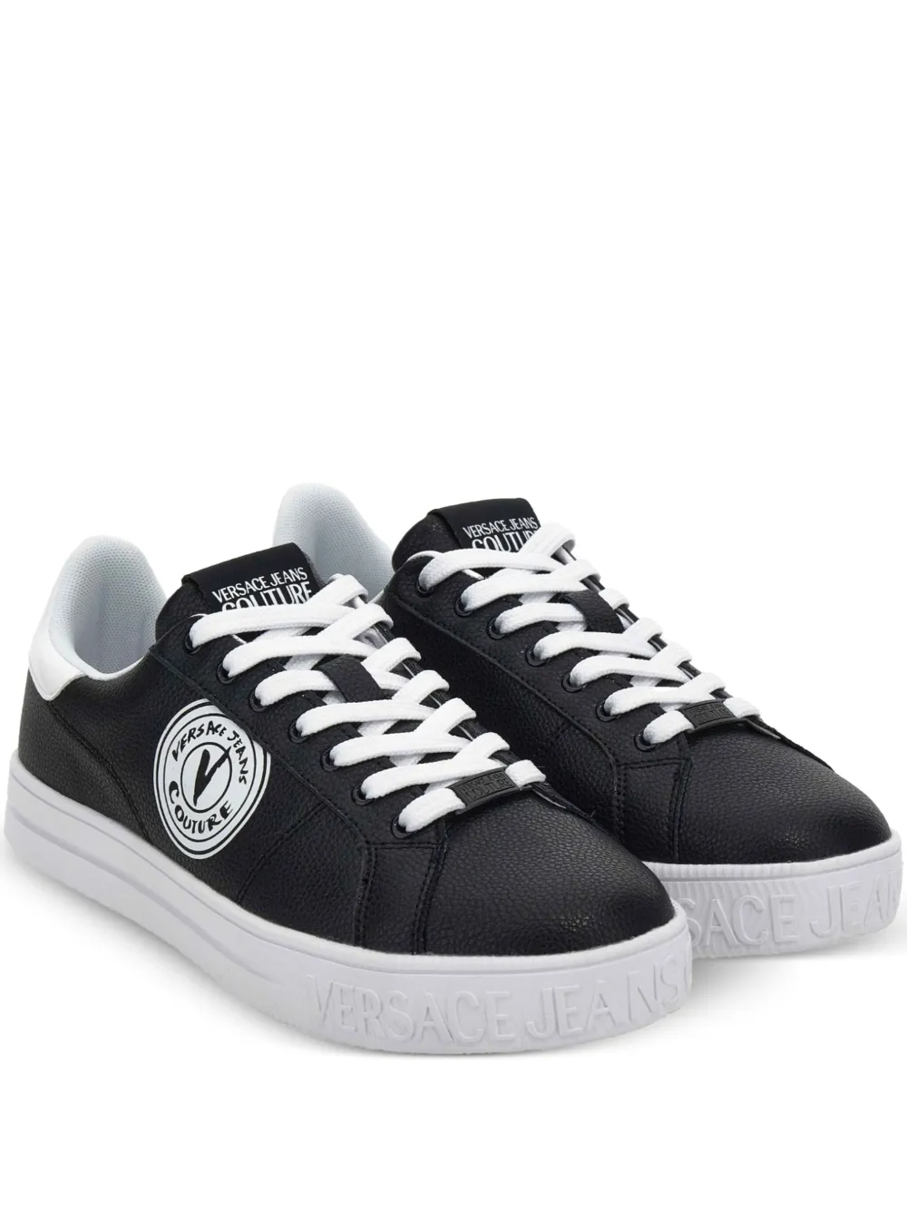 Versace Jeans Couture logo sneakers Black