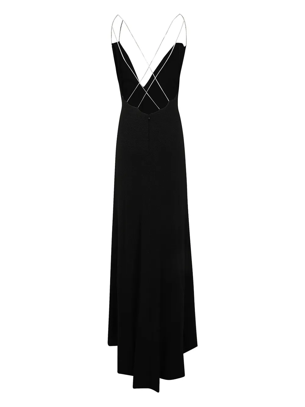 Redemption Maxi-jurk met kettingbandjes - Zwart