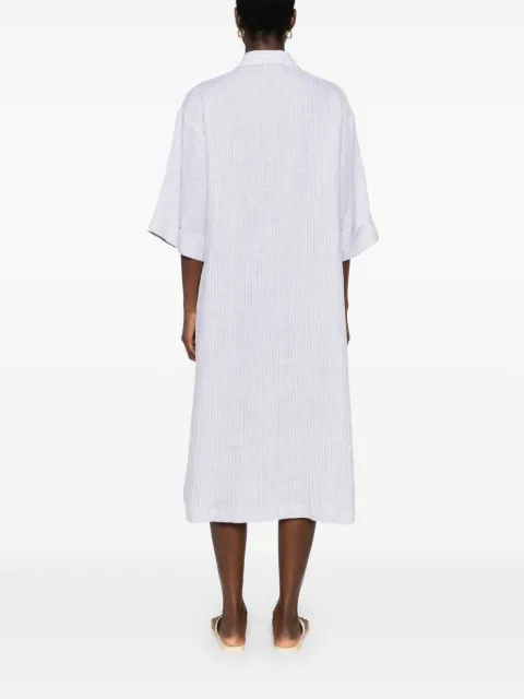 Peserico striped midi dress M0237002640 - 3