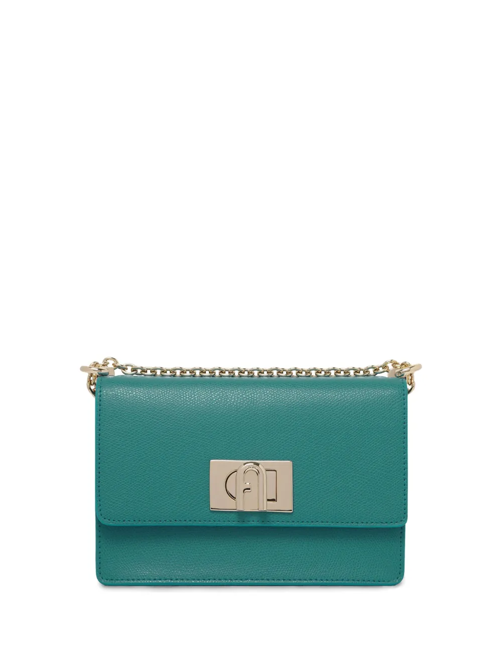 Furla レザー ショルダーバッグ - ブルー Furla レザー ショルダーバッグ - ブルー