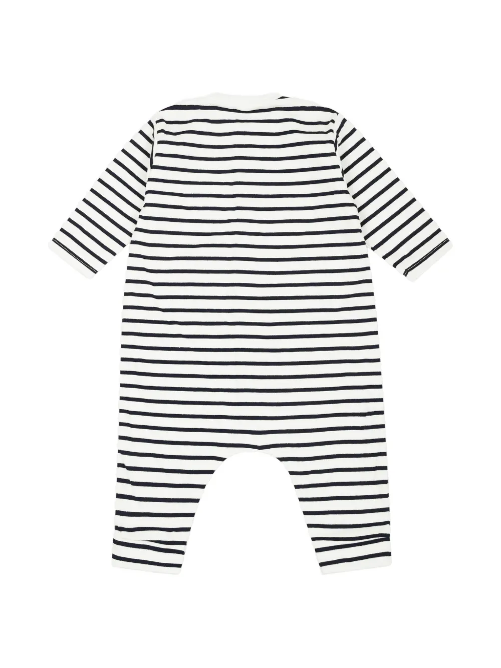 petitbateau Petit Bateau Jumpsuit van biologisch katoen - Zwart