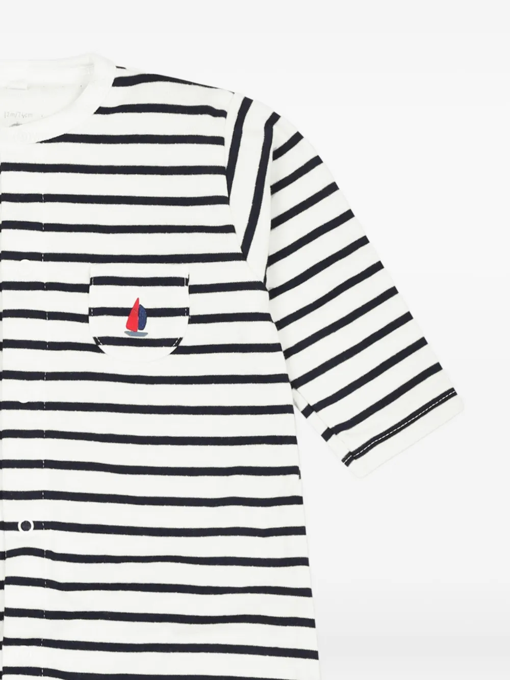 Petit Bateau Jumpsuit van biologisch katoen Zwart