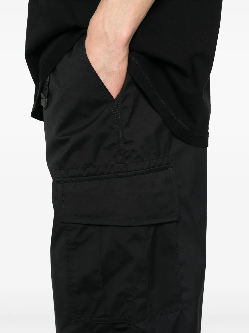 Comme des Garçons Homme Broek met ceintuur Zwart