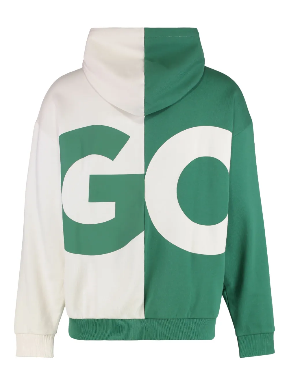 BOSS cotton hoodie - Groen