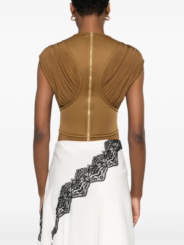 ZIMMERMANN Illuminate Bodysuit | Brown | FARFETCH