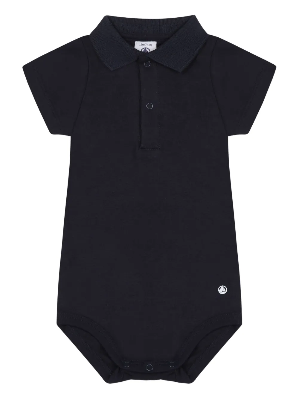 Petit Bateau ^ een katoenen body Blauw