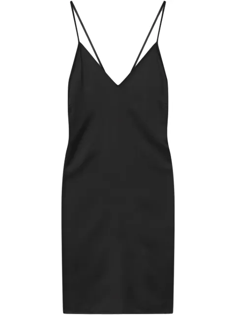 AERON satin midi dress