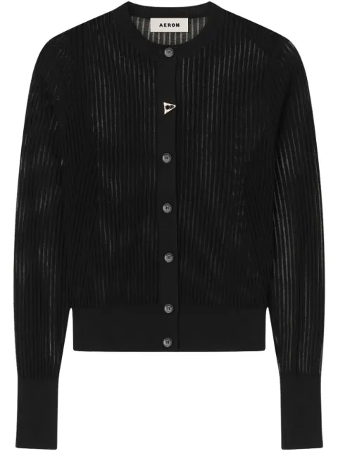 AERON mesh cardigan