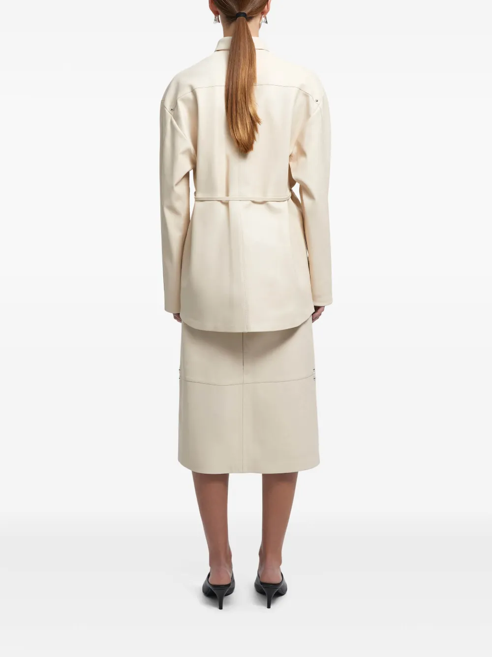 Shop Aeron Melville Blouse In Neutrals