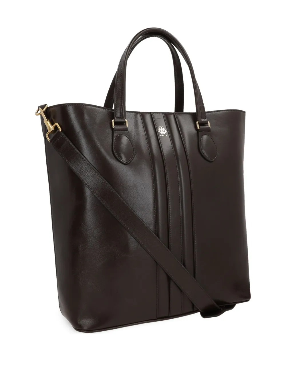 Shop Bally Beckett Tote Bag In Brown