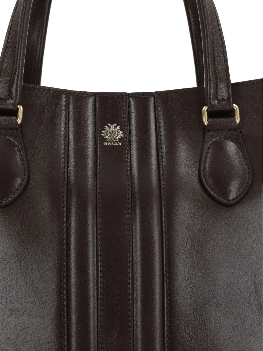 Shop Bally Beckett Tote Bag In Brown