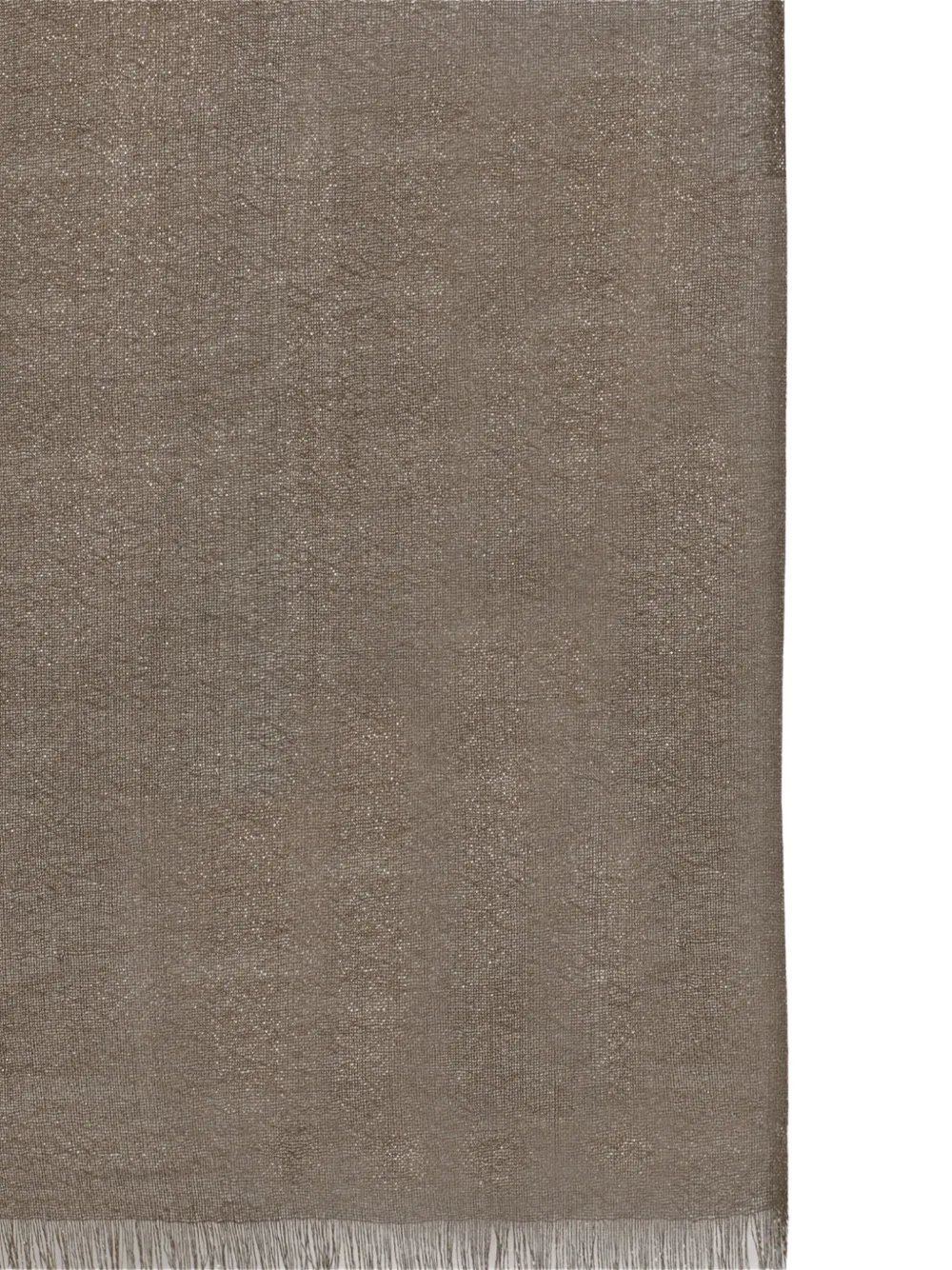 Brunello Cucinelli lurex-detail scarf | Brown | Image 1