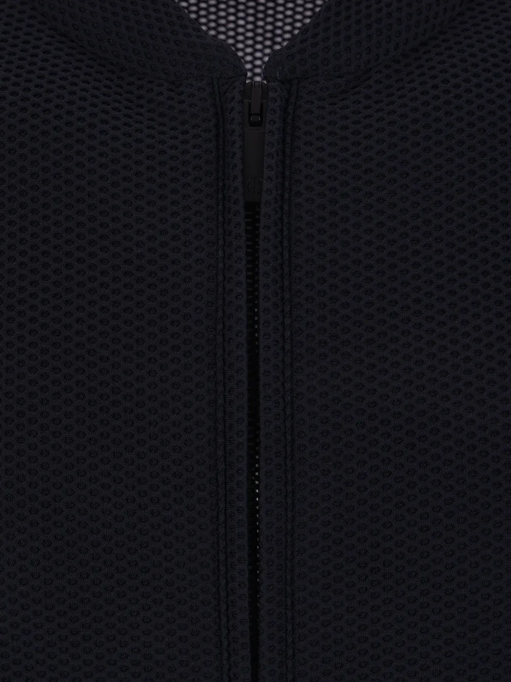 Giorgio Armani Vest met wafelpatroon Blauw