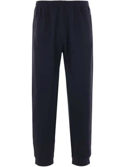 Giorgio Armani technical waffle mesh track pants