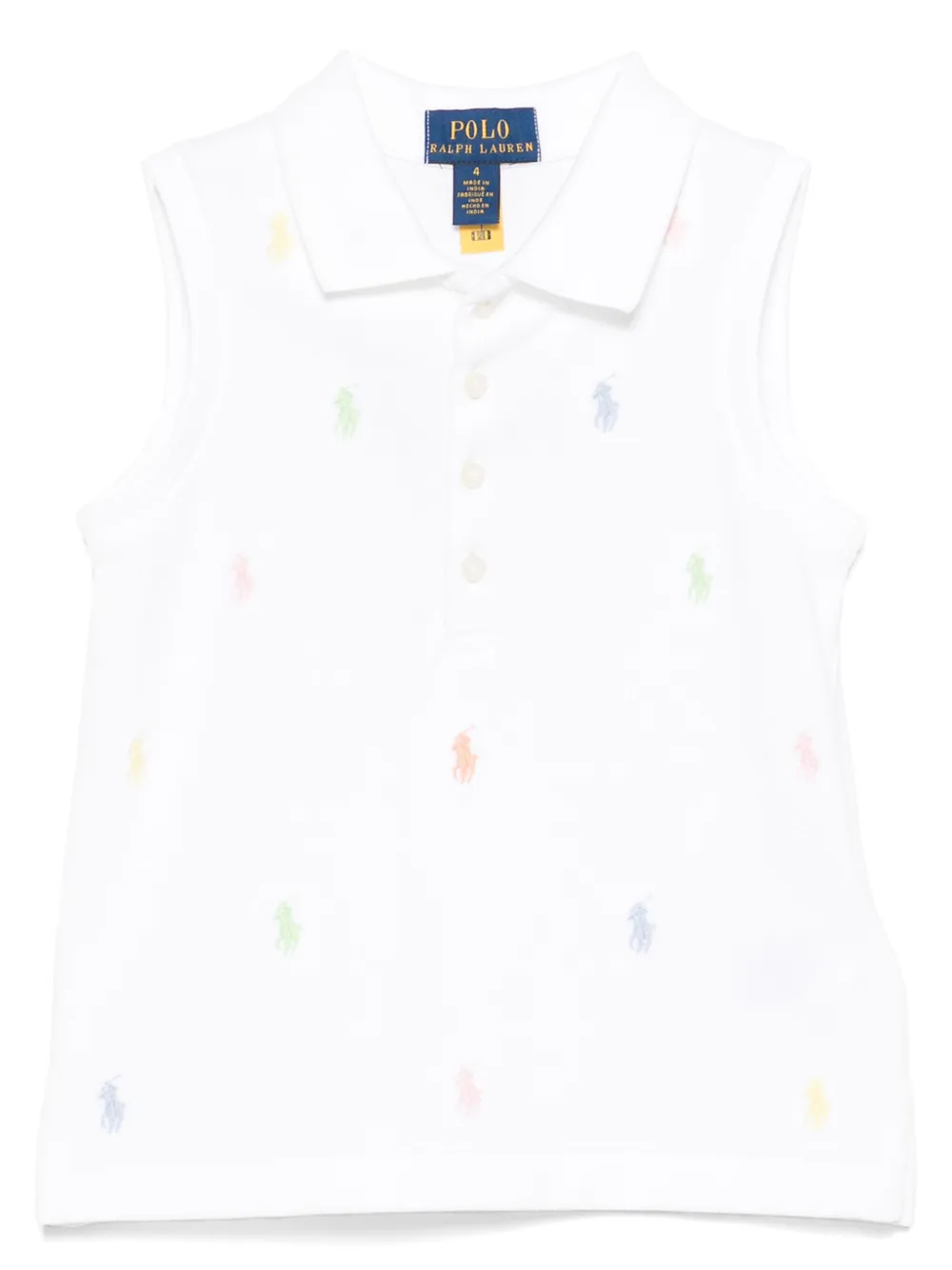 POLO RALPH LAUREN KIDS Poloshirt met Polo Pony-borduurwerk Wit