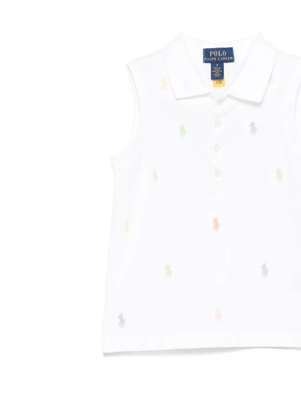 POLO RALPH LAUREN KIDS Poloshirt met Polo Pony-borduurwerk Wit