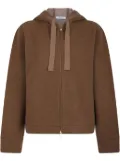 'S Max Mara drop-shoulder hoodie - Brown