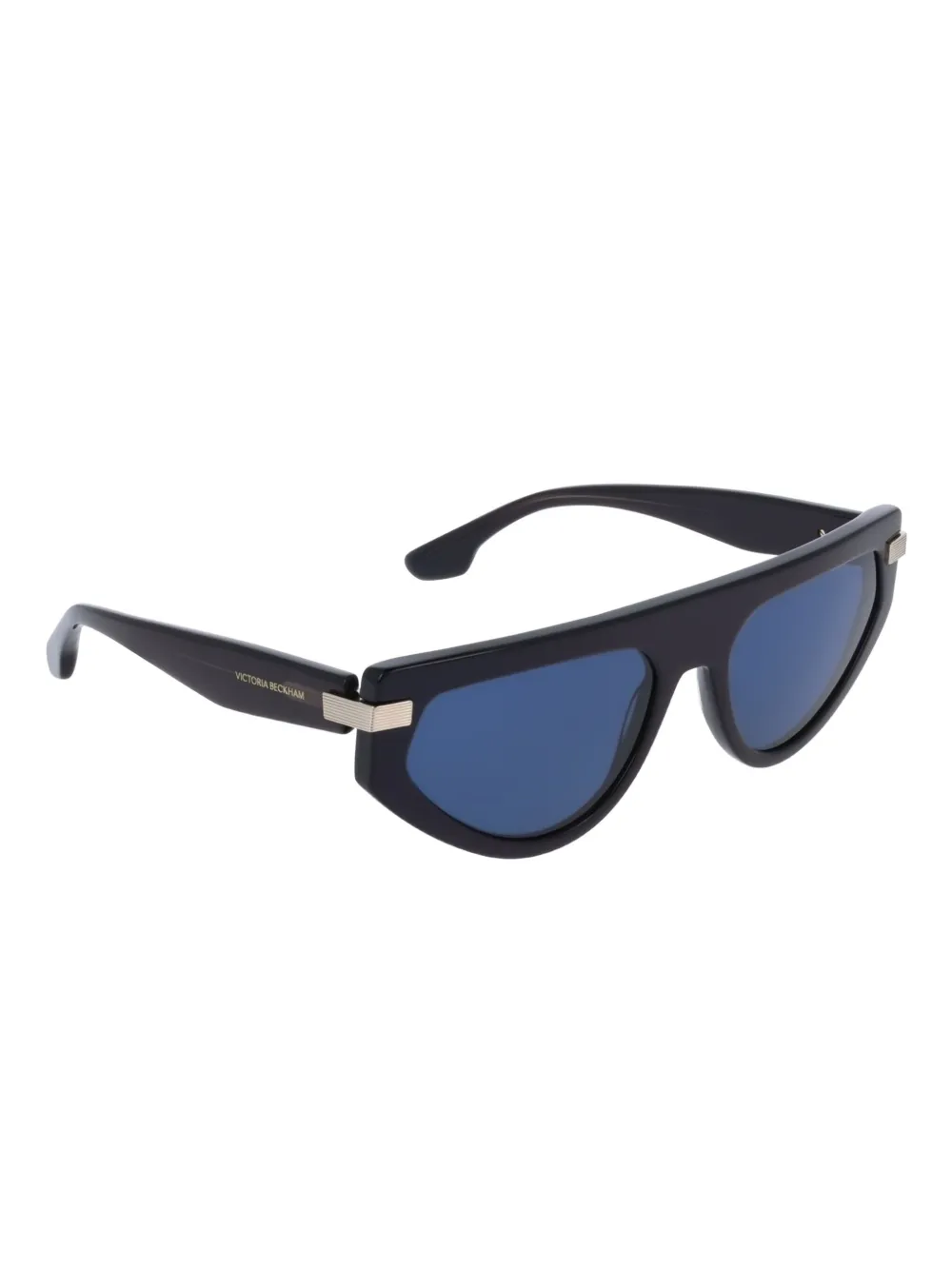 Victoria Beckham Eyewear Zonnebril met driehoekig montuur - Blauw