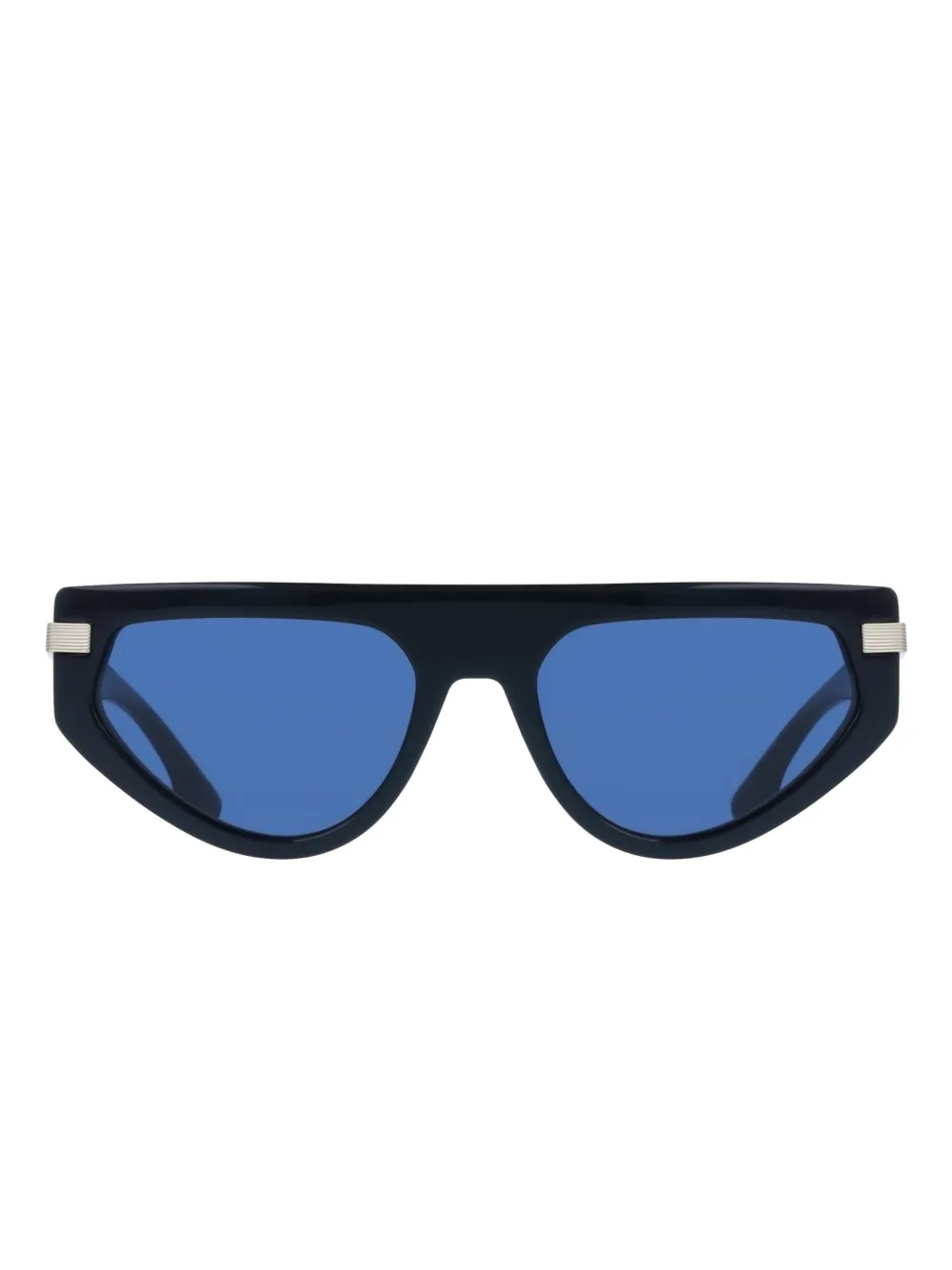 Victoria Beckham Eyewear Occhiali da sole a triangolo - Blu