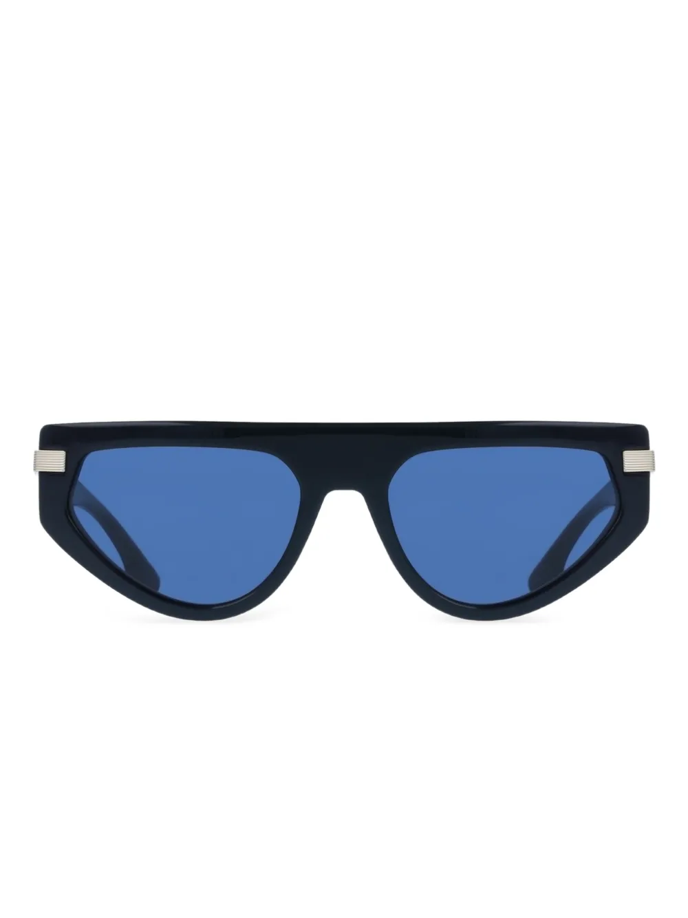 Victoria Beckham Eyewear Occhiali da sole a triangolo - Blu