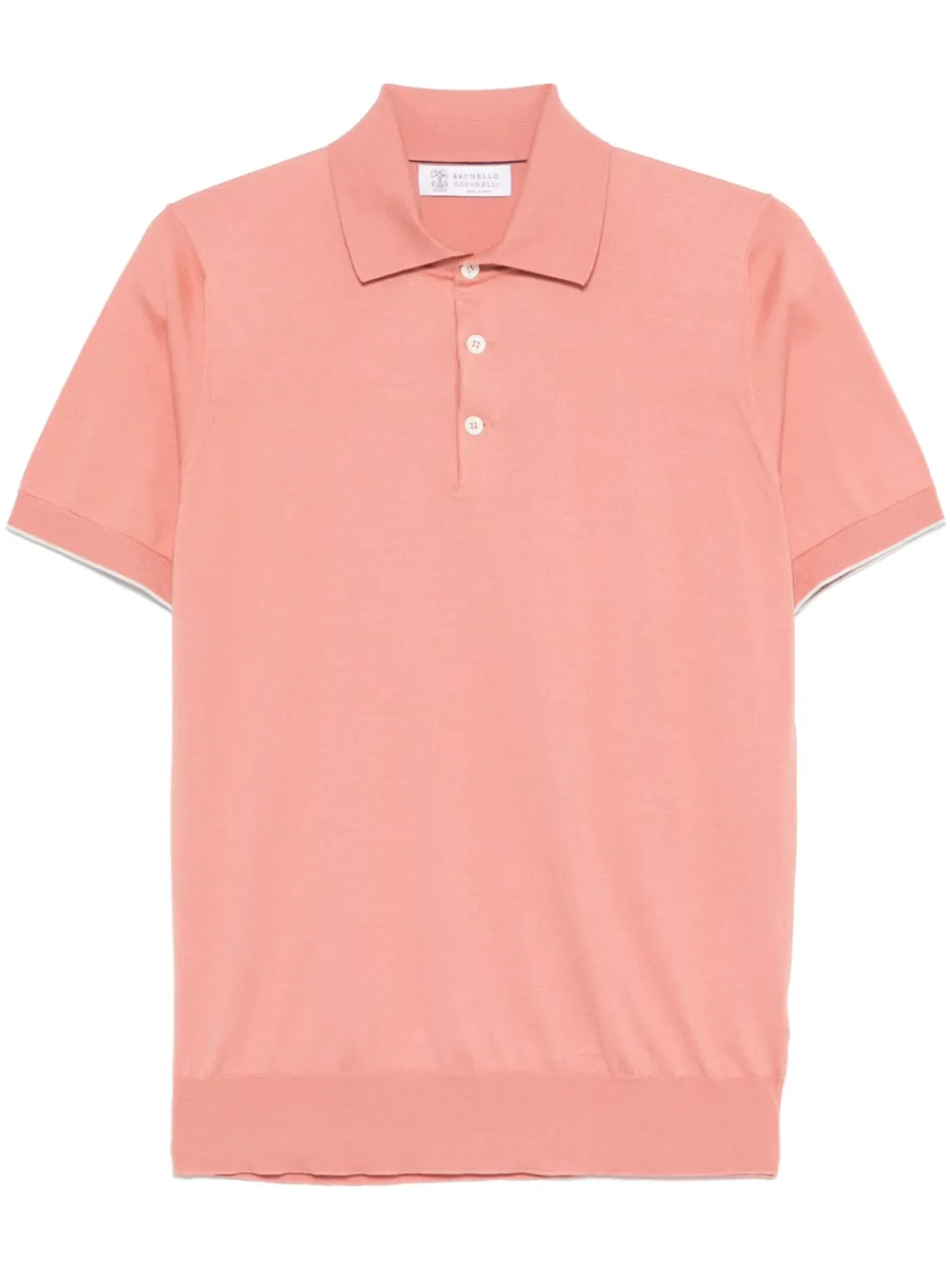 Brunello Cucinelli polo en coton | rose | Image 1