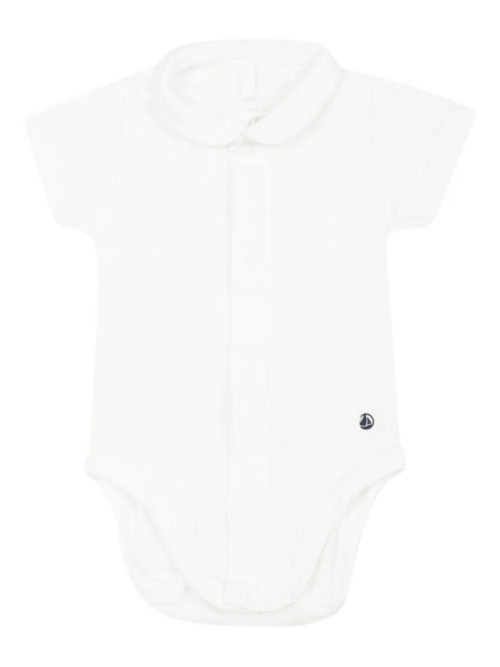 Petit Bateau ^ een katoenen body Wit