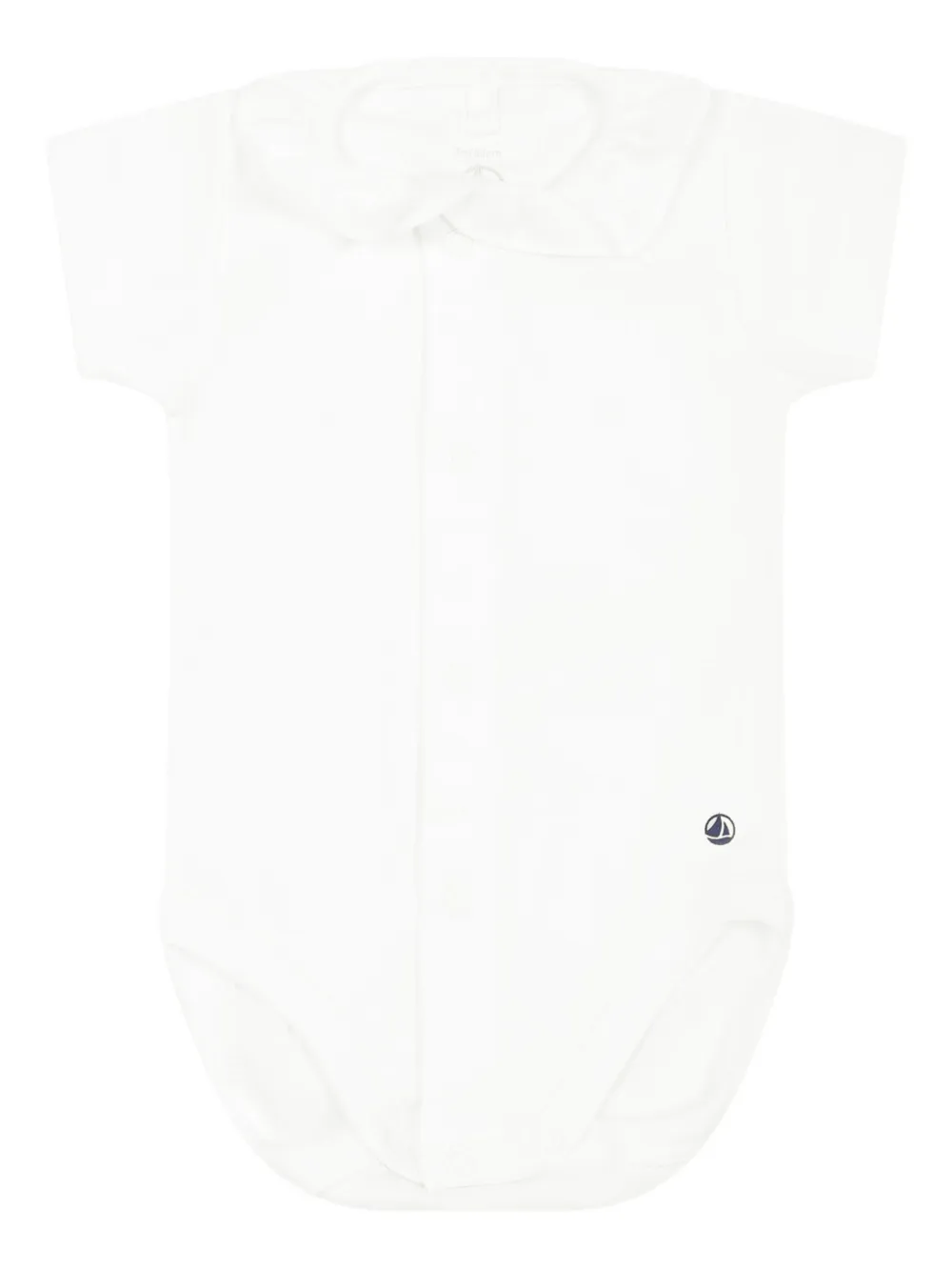 Petit Bateau Romper van biologisch katoen Wit