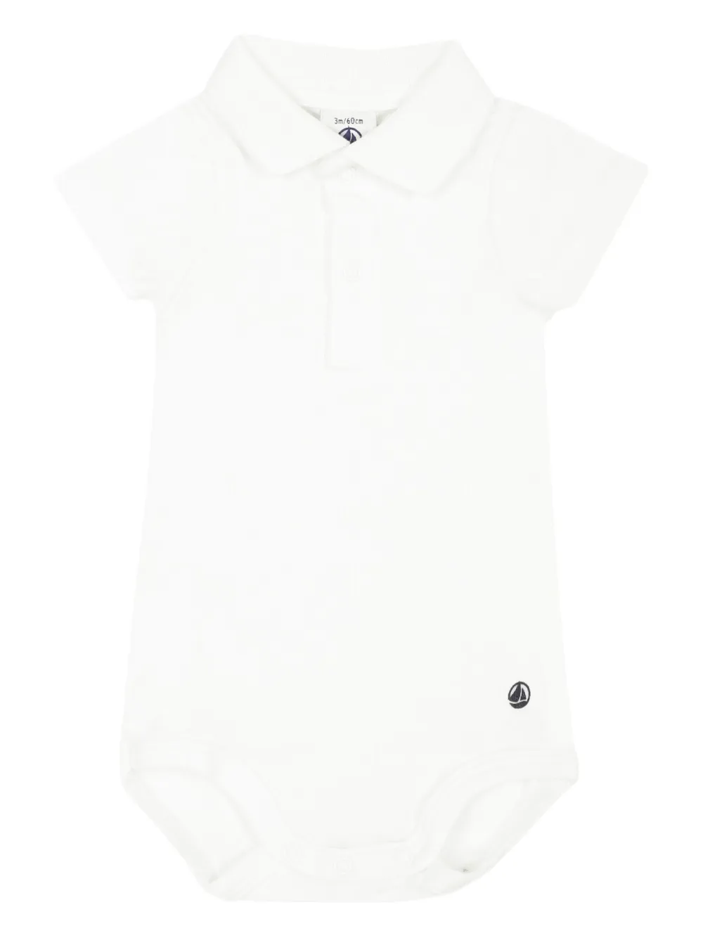 Petit Bateau ^ een katoenen body Wit