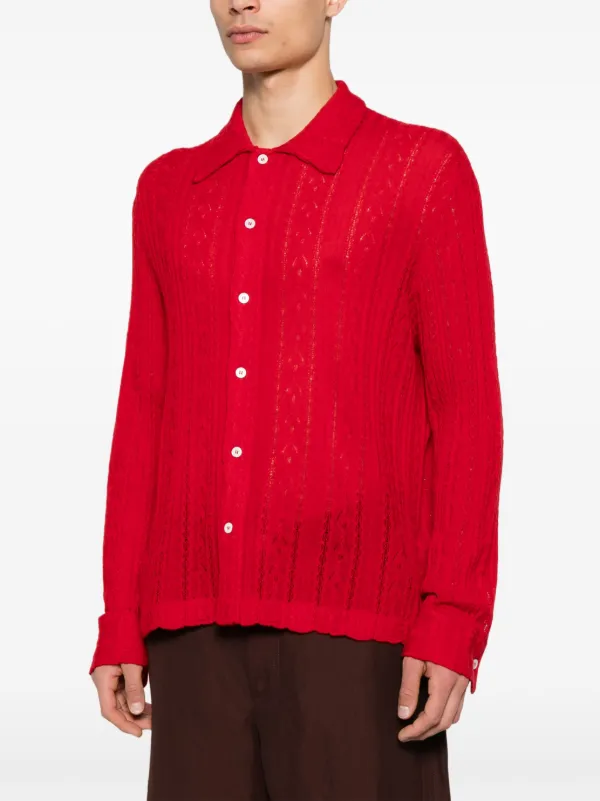 Séfr Riku Shirt | Red | FARFETCH