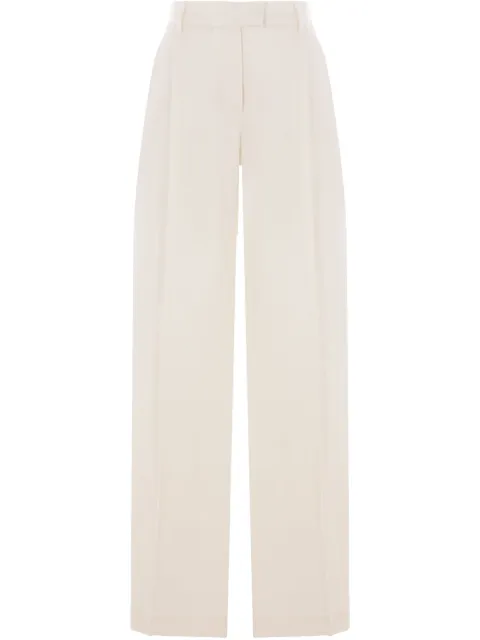 Brunello Cucinelli Monili-chain wide-leg trousers