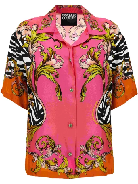 Versace Jeans Couture قميص بطبعة 'باروكو'